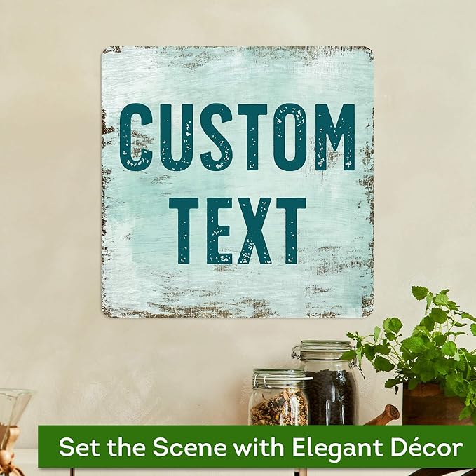 Custom Sign, Custom Street Sign, 11 Font Colors, 13 Font Styles, 4 Hole Options - Image 4