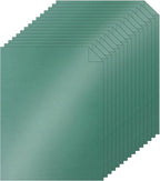 Silunkia 100 Sheets Christmas Green Shimmer Cardstock 8.5 x 11 Craft Paper by Silunkia
