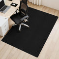 Sycoodeal Office Chair Mat for Hardwood Floor,Slip Resistant Floor Mat for Rolling Chairs,Easy to Clean,Large Floor Protector Office Computer Gaming Chair,Black(36"x55")