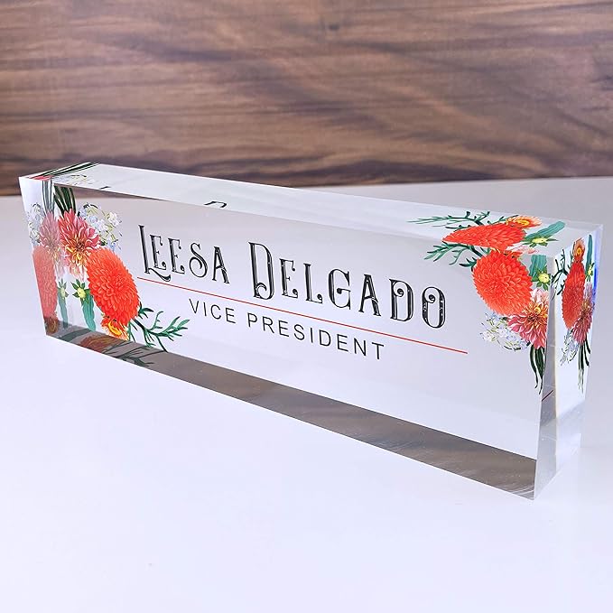 Artblox Office Desk Name Plate Personalized | Custom Name Plates by Artblox