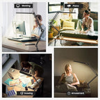 SKYLEO Desk Lamp for Home Office, Eye Comfortable LED Desk Light for Long Hours - Image 6