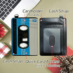 BWEGRHE Small Travel Wallets, RFID Blocking PU Leather Credit Card Holder - Image 5