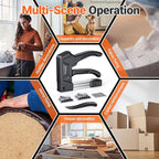 Preciva Self-Adjusting Staple Gun Kit- Heavy Duty Manual Stapler - Image 8