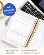 Lamare Meeting Notebook for Work Organization – Perfect Work Notebook for Note - Image 6