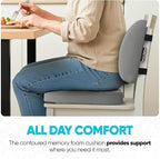 FORTEM Seat Cushion, Office Chair Cushion, Lumbar Support Pillow - Image 8