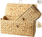 BINH YEN HOME Wicker Cable Management Box by BINHYENHOME
