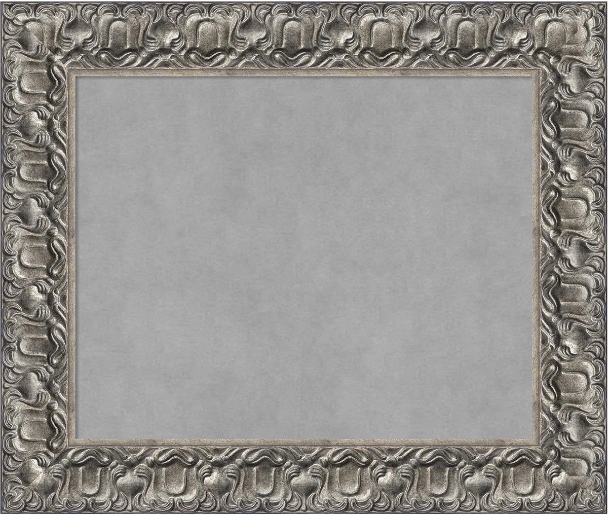 Amanti Art Silver Framed Magnetic Board 22x26 Small Vision Board