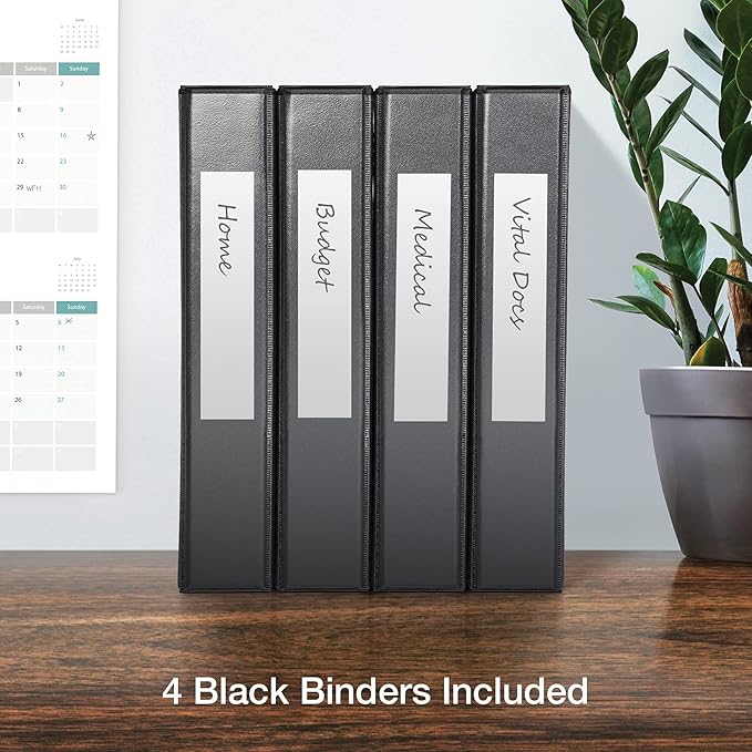 Oxford 3 Ring Binders, Binders for School and Office, Durable 1.5 Inch - Image 5