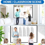 H-Qprobd Large Magnetic White Board Dry Erase Whiteboard - Image 7