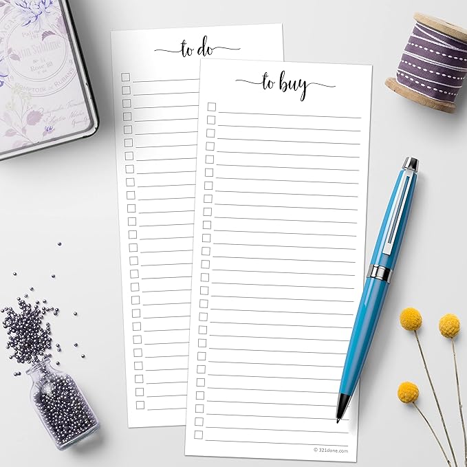 321Done To Buy List Notepad 2-Pack - Image 3