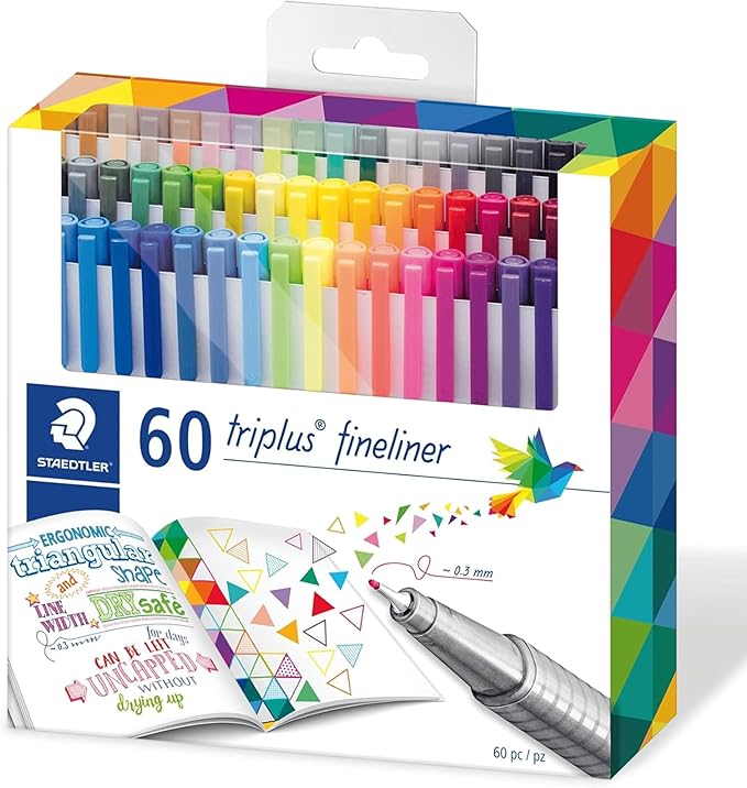 STAEDTLER Fineliner triplus 60pcs by Staedtler