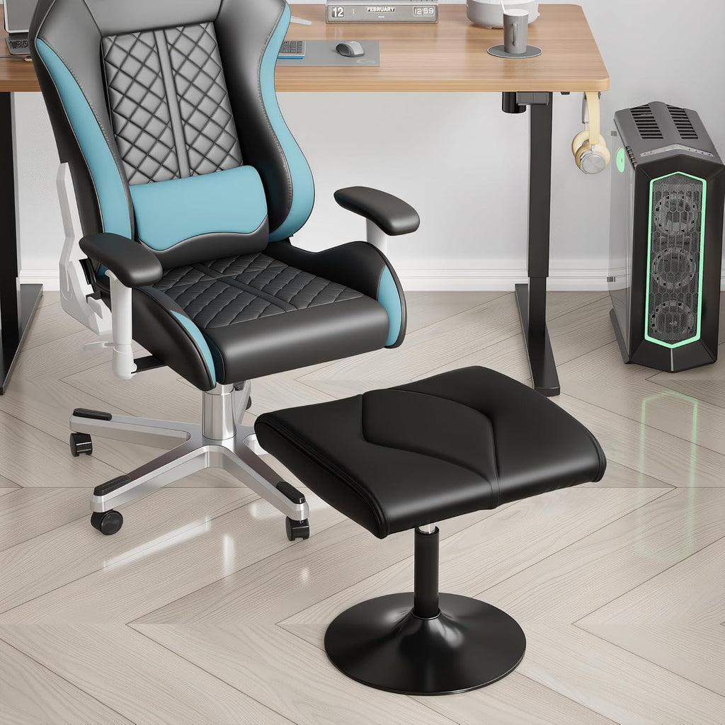 vecelo office foot rest under desk ottoman, height showing dimensions