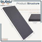 BUBOS 2 PCS Fabric Acoustic Panels, 47.2''x23.6'' Decorative Sound Dampening - Image 2