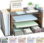 OPNICE Desk Organizer, 4-Tier Desktop File Organizer by OPNICE