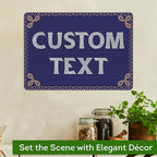 Custom Sign, Custom Street Sign, 11 Font Colors, 13 Font Styles, 4 Hole Options - Image 4