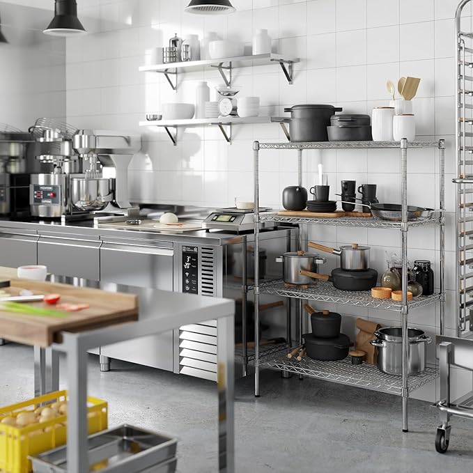 Regal Altair 18" Deep x 36" Wide x 54" Height Wire Shelving Kit | 4-Tier | NSF - Image 5
