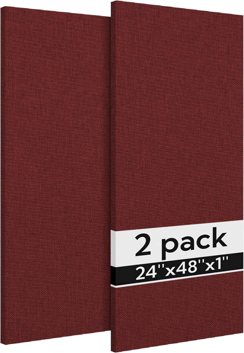 Olanglab Acoustic Panels 2 Pack, Fabric Wrapped Sound Proof Foam Panels