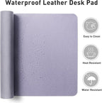 Aothia Leather Desk Pad Protector, Large Mouse Pad, Office Desk Mat, Non-Slip - Image 6