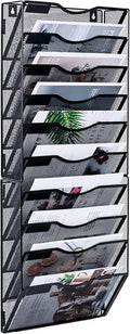Solinxe Wall File Holder, 10 Pockets Hanging File Folder, Paper Organizer by Solinxe