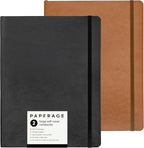 PAPERAGE 2-Pack Softcover Lined Journal Notebook, 176 Pages, Large B5 College by PAPERAGE
