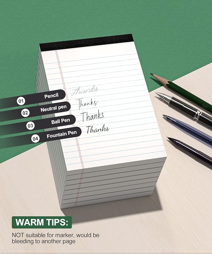 Legal Pads 4x6 Small Notepads, 14-Pck Note Pads - Image 6