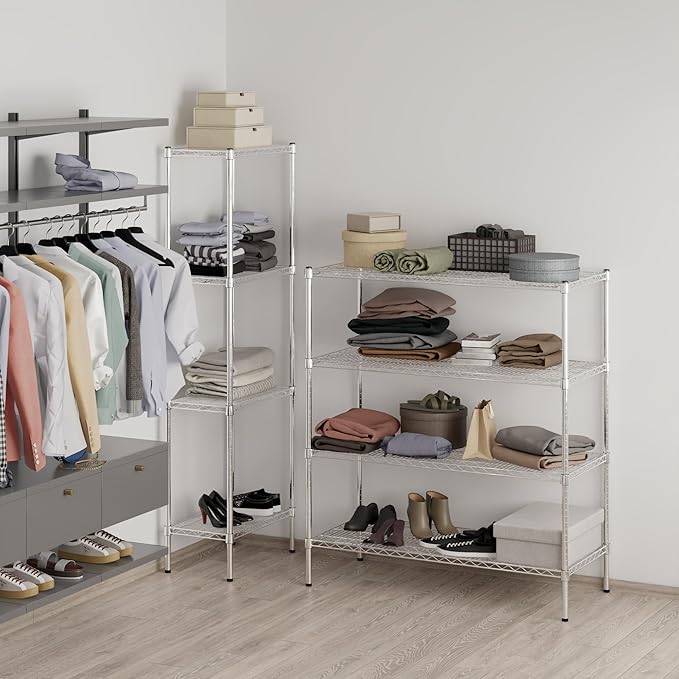 Regal Altair 21" Deep x 48" Wide x 54" Height Wire Shelving Kit | 4-Tier | NSF - Image 7
