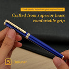 BEILUNER Blue Fountain Pen, Stunning Luxury Pens - Image 7