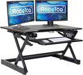 Rocelco 32" Height Adjustable Standing Desk Converter by Rocelco