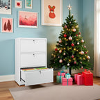 SUXXAN 3 Drawer File Cabinet, Lateral Filing Cabinet - Image 8