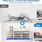 PAG-Mass Mail Sorter Adjustable Countertop Mail Holder, Heavy Duty Literature - Image 3