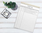 Better Office Products Activity Log Notepad, 8.5" x 11", Planning Note Pad - Image 5