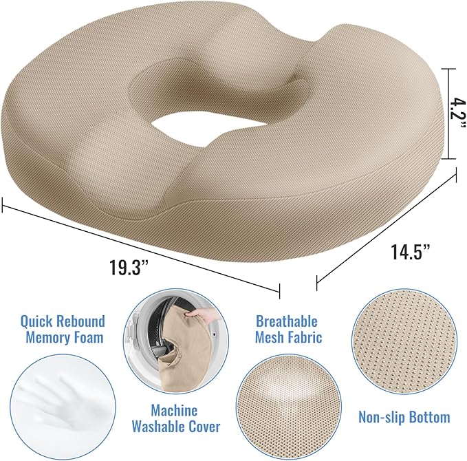 CloudBliss Donut Pillow Seat Cushion Chair Pad - Image 2
