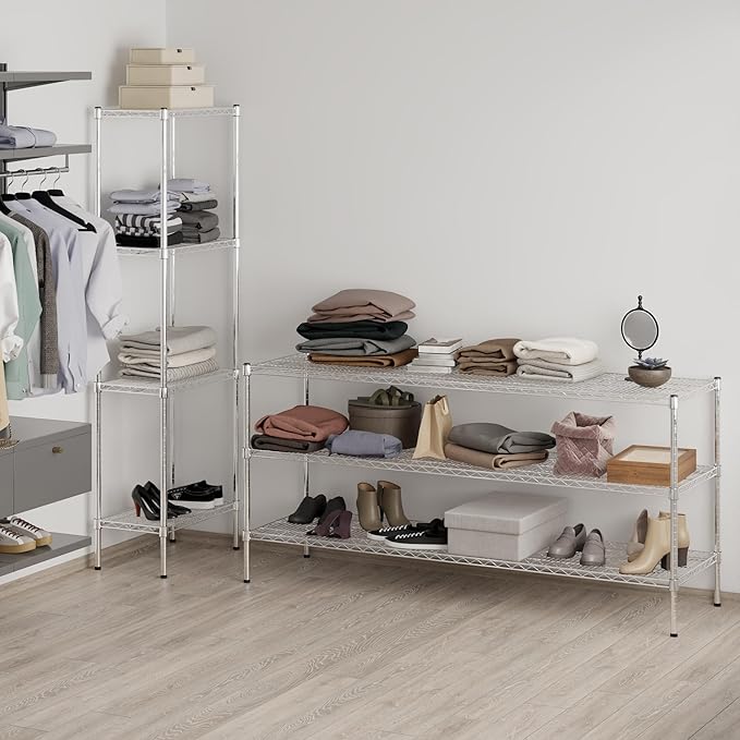 Regal Altair 21" Deep x 72" Wide x 34" Height Wire Shelving Kit | 3-Tier | NSF - Image 7