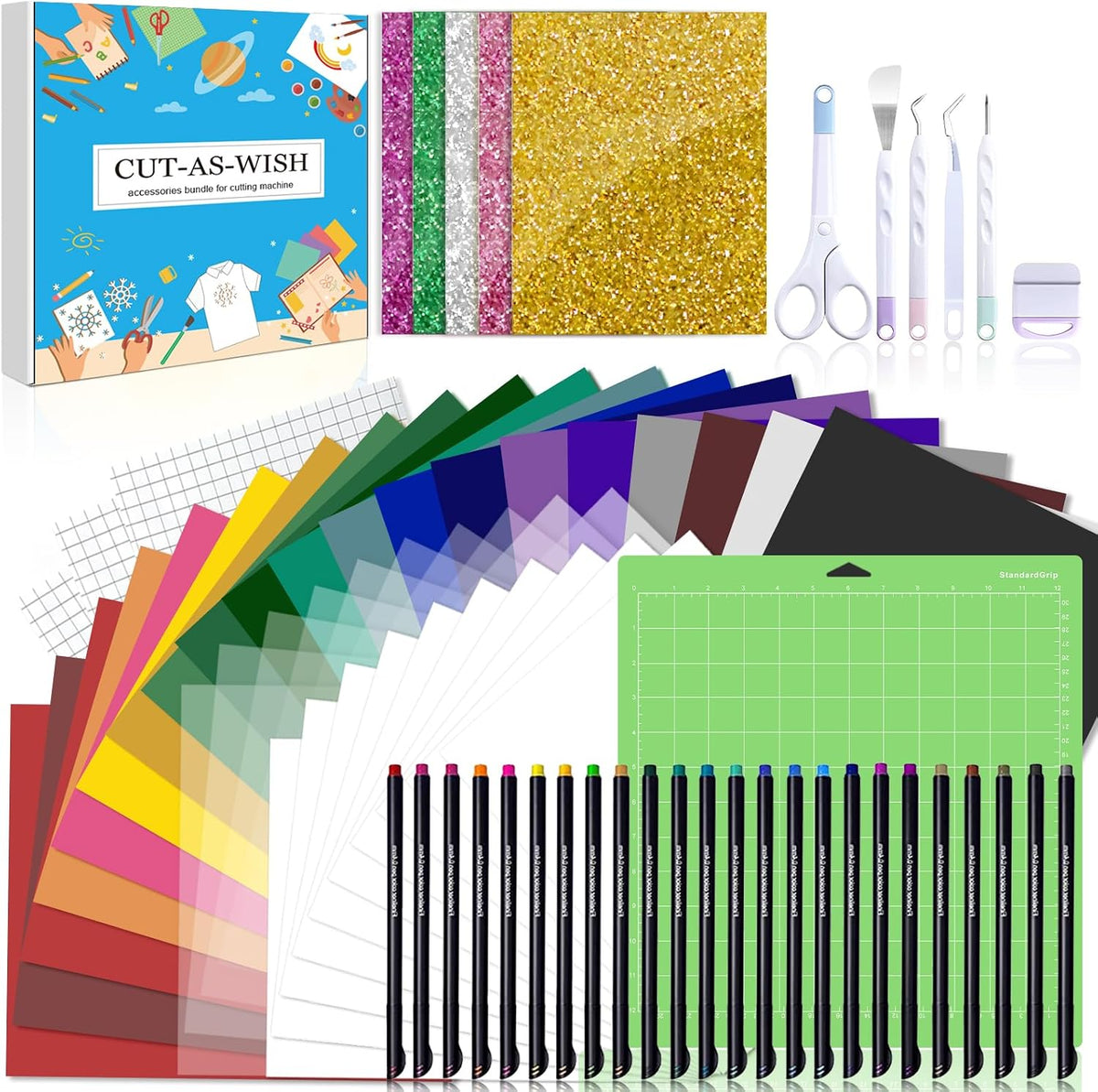 Cutaswish The Ultimate Accessories Bundle for Makers and All Explore Air-80pc...