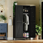 SUPEER Metal Wardrobe Cabinet by SUPEER