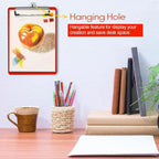 TFDLCG zm 2 PCS Red Plastic Clipboards Nursing Clipboard, Teacher Clip Boards - Image 6