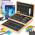 ibayam 150-pack deluxe wooden art set crafts drawing, main product view