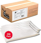 200 Pack 6"x9" Shipping Label Sleeves – Clear Self-Adhesive Packing Slip Pouches by BuckUSA