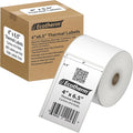 4" x 6.5" Thermal Labels | 6 Rolls | 2280 Labels | fits Zebra, Offnova Thermal by EcothermProducts