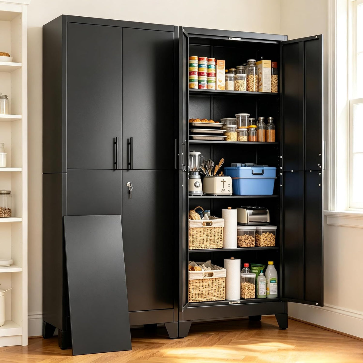 metal storage cabinets, 71" h steel locker cabinet, main product view