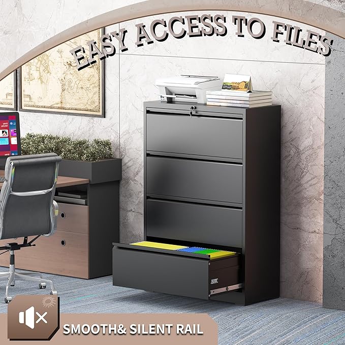 mysteeldepot 4 Drawer Lateral File Cabinet - Image 6