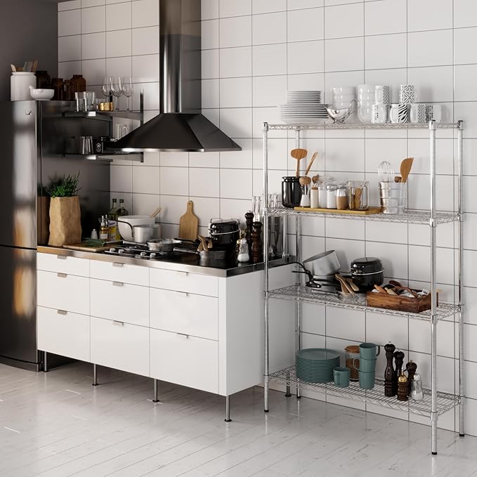 Regal Altair 14" Deep x 42" Wide x 64" Height Wire Shelving Kit | 4-Tier | NSF - Image 2