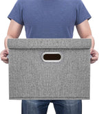 TYEERS Large Storage Bins with Lids, Collapsible, Fabric Storage Boxes - Image 6