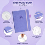 Clever Fox Password Book with alphabetical tabs. Internet Address Organizer - Image 2