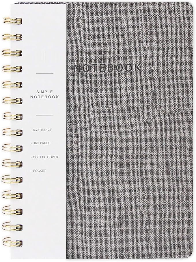 Spiral Notebook-5.75" x 8.125" College Ruled Journal by Oneirom