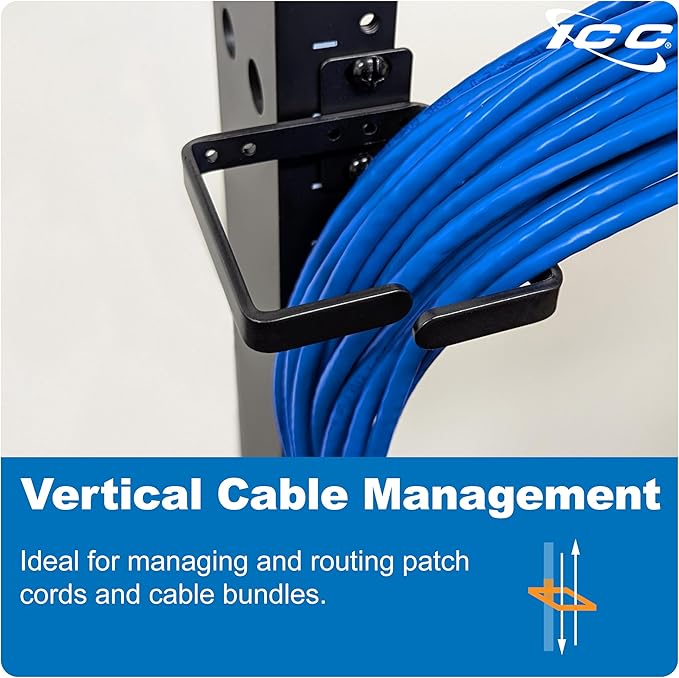 ICC 3” Metal Cable Management Ring, Rack or Wall Mount - Image 3