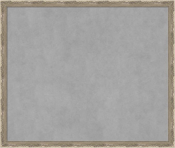 Amanti Art Silver Framed Magnetic Board 22x26 Medium Vision Board by AmantiArt