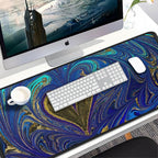 Large Mouse Pad, 31.5x15.7 inch Large Extended Computer Keyboard Mouse Mat - Image 7