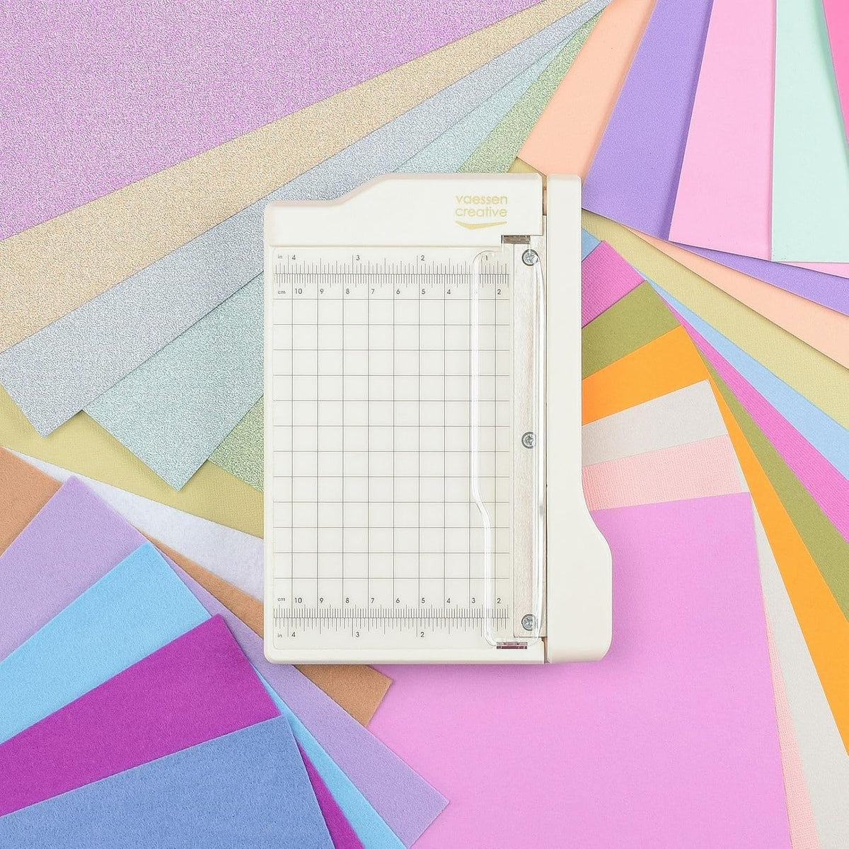 Vaessen Creative Trim Easy Mini Guillotine Cutter, 4 x 6 inches, Trimmer for ...