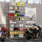 Regal Altair 18" Deep x 48" Wide x 96" Height Wire Shelving Kit | 10-Tier | NSF - Image 2